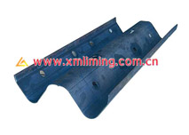 Образцы продукции агрегата профилирования защитного листа скоростной автотрассы